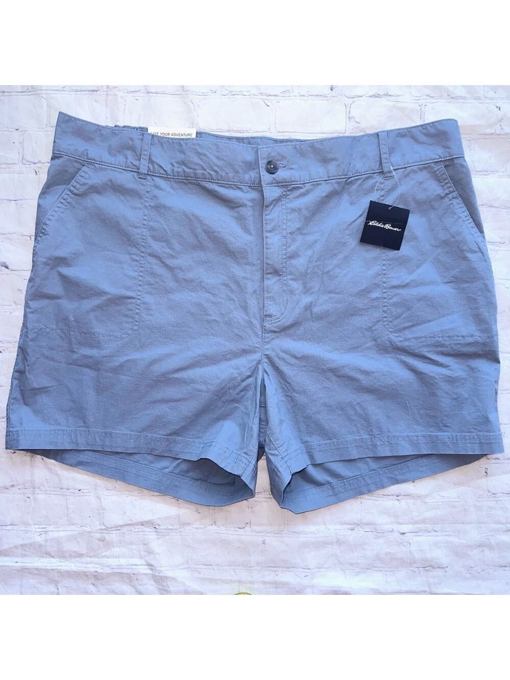NWT Women’s Size 22 Eddie Bauer Adventure Ripstop Shorts Gray